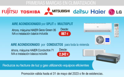 REDUZCA SU FACTURA CON EQUIPOS EFICIENTES DE AIRE ACONDICIONADO